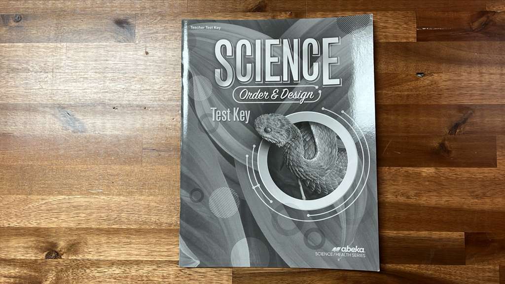 Abeka Science Order & Design 2nd Ed Key Set of 4 - VG