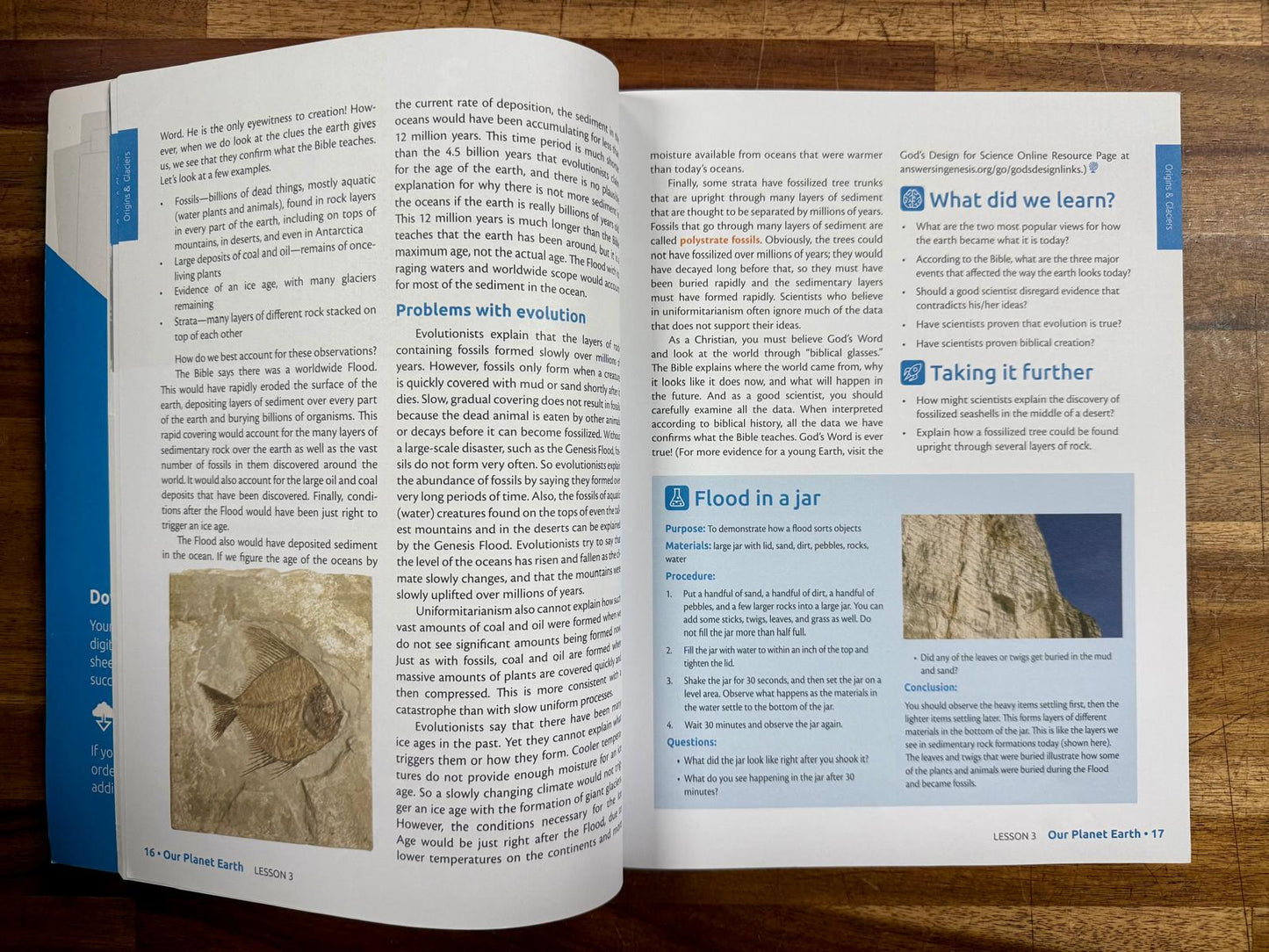 God's Design Heaven & Earth Our Planet Earth Set of 3 - Clean