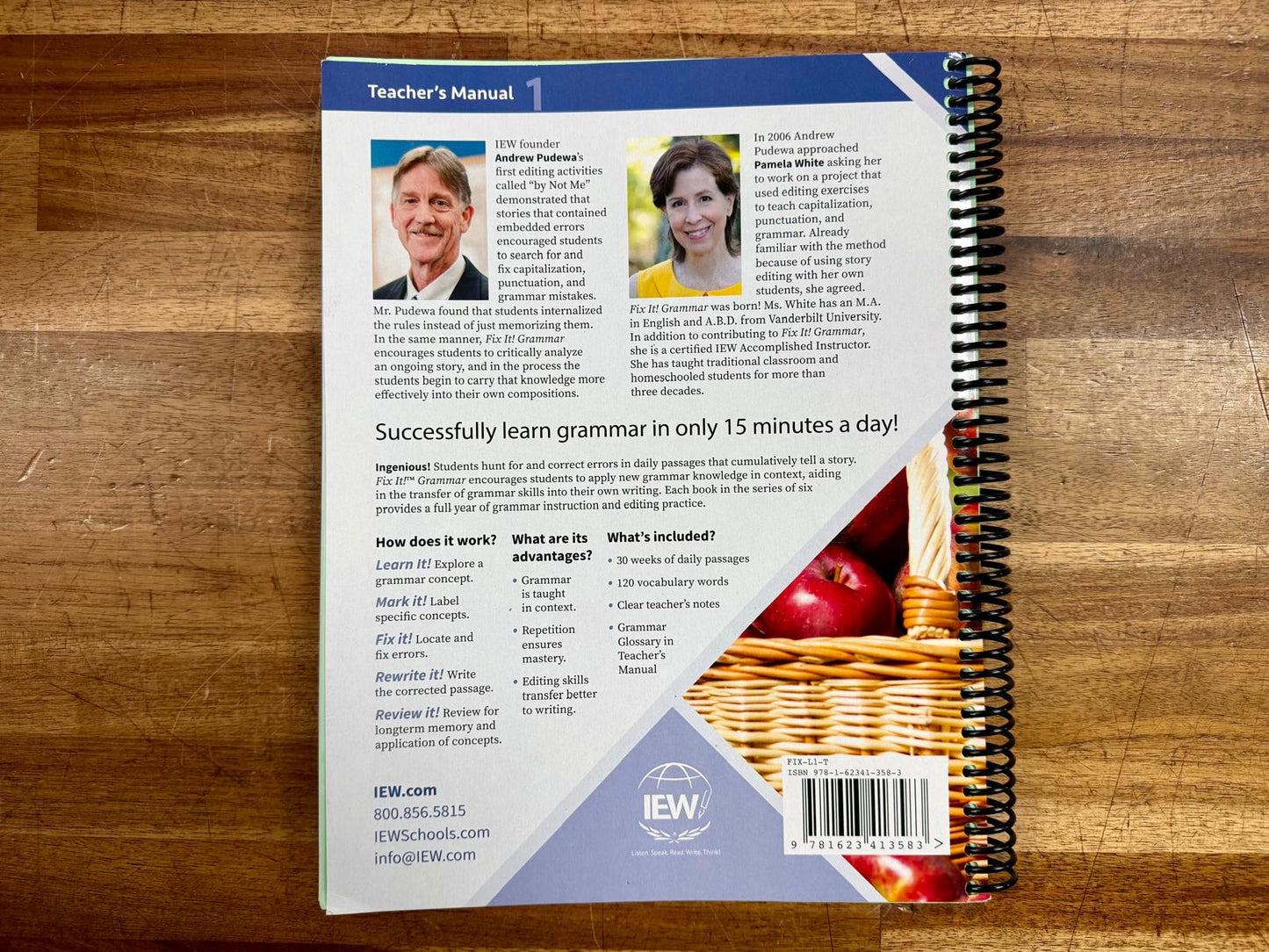 Fix It! Grammar: Level 1 Nose Tree Teacher's Manual - VG