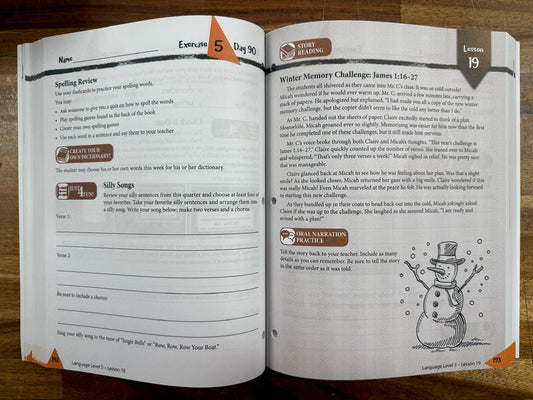 Language Lessons for a Living Education: Grade 5