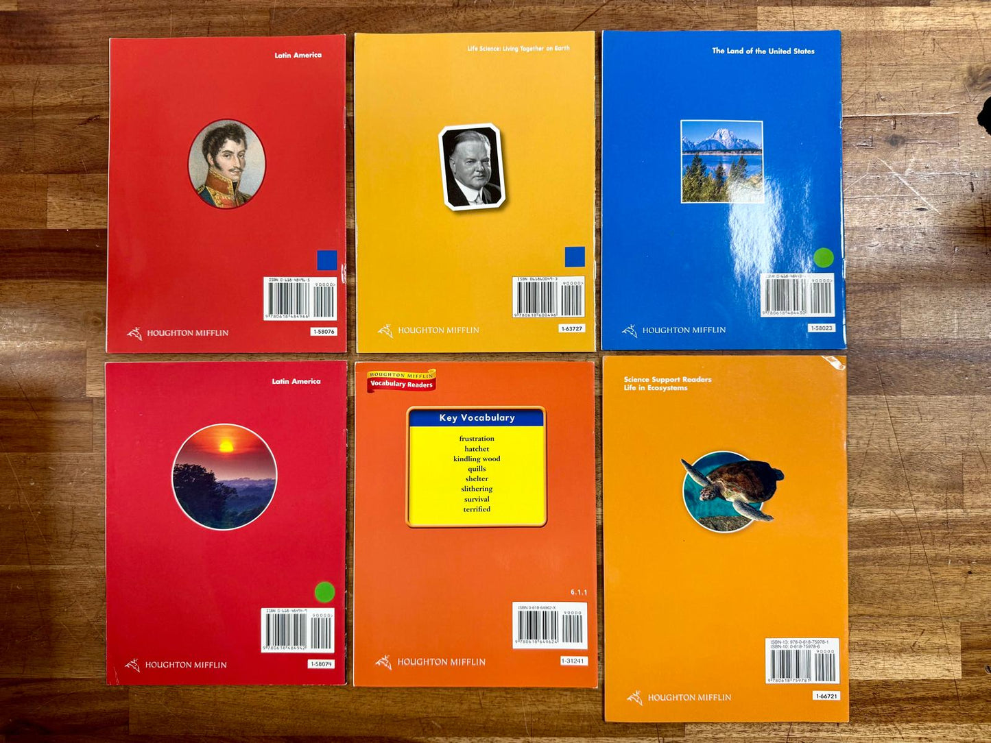 HMH Leveled Readers Lot of 6: Science & Social Studies