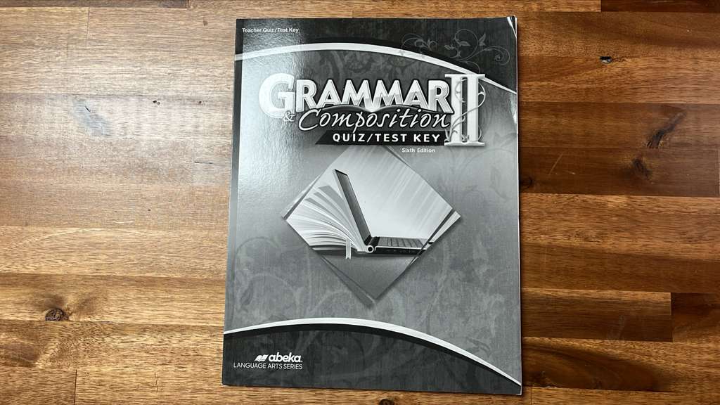 Abeka Grammar & Composition I Key Set 6 Ed Grade 7 - VG