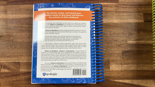 Writers In Residence Vol 2 Debra Bell Student Text/Workbook