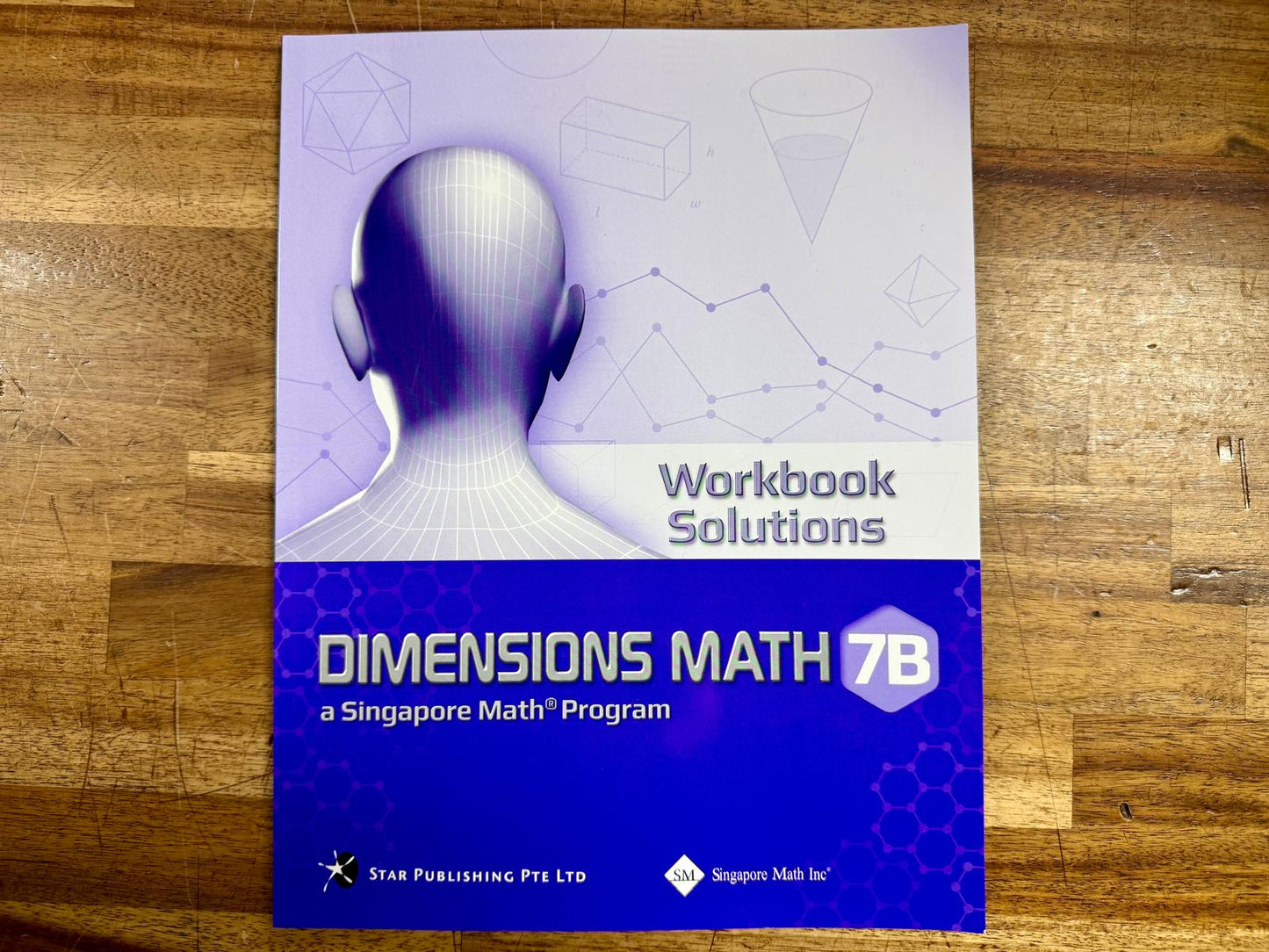 Dimensions Math Workbook Solutions 7B - Like New