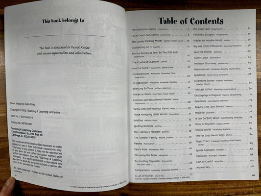 TLC Language FUNdamentals Book 2