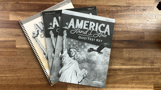 Abeka Land I Love LOT of 3 - Vol 1/2 TstKeys & Txt AnswrKy