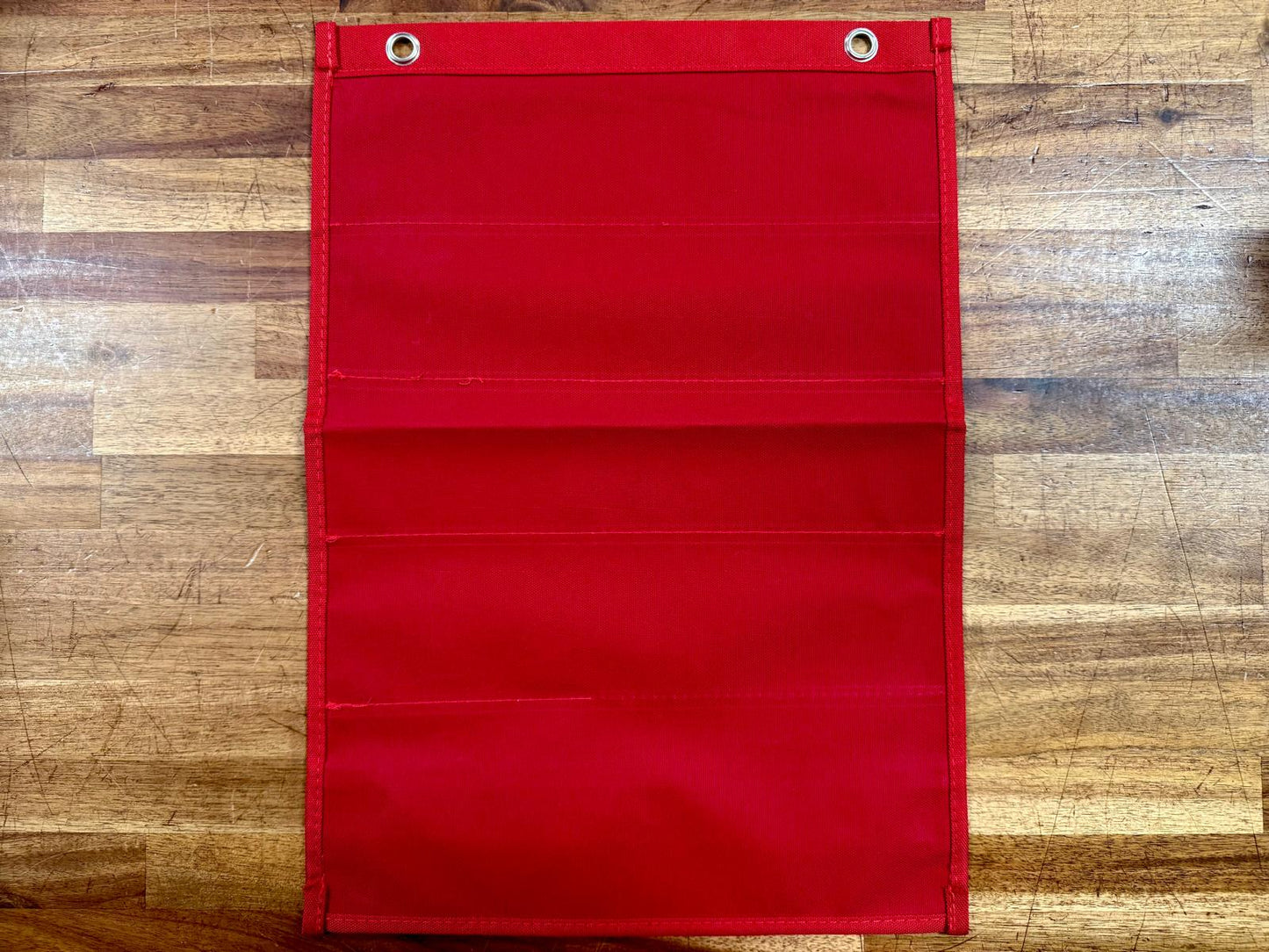 Lakeshore 5-Slot Pocket Charts - Good & Clean - Red