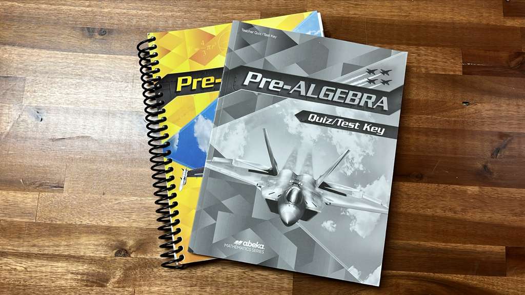 Abeka Pre-Algebra Solution Key & Test Key 2020 Ed Gr 8 - VG