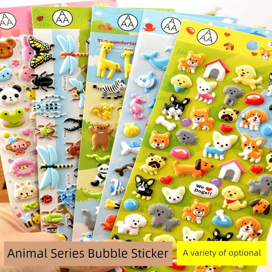 Dinosaur Animal Stereo Reward Sticker in bulk