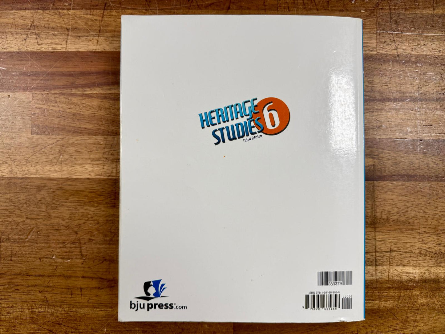 BJU Heritage Studies 6 - 3rd Ed Textbook