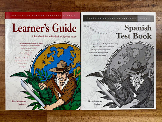 Spanish Power-Glide Foreign Language Course Full Set - Like New