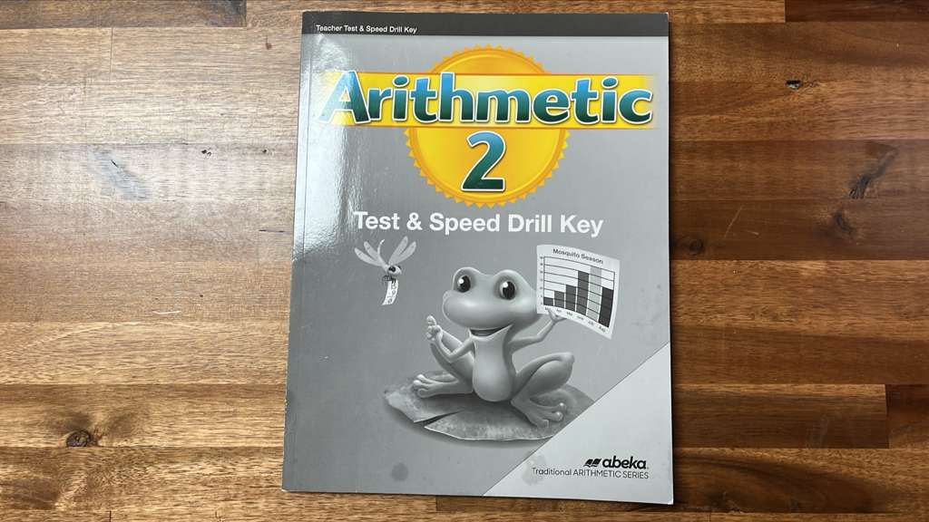 Abeka Arithmetic 2 Teacher Key Set of 2 - VG