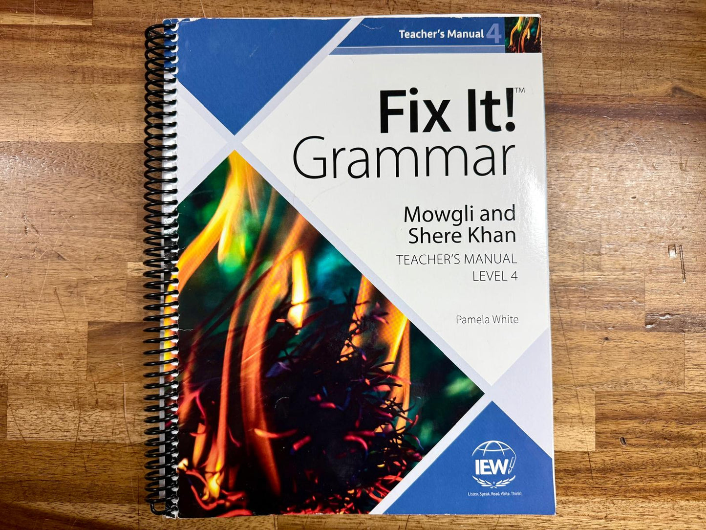 Fix It Grammar: Mowgli & Shere Khan Teacher Manual Lvl 4