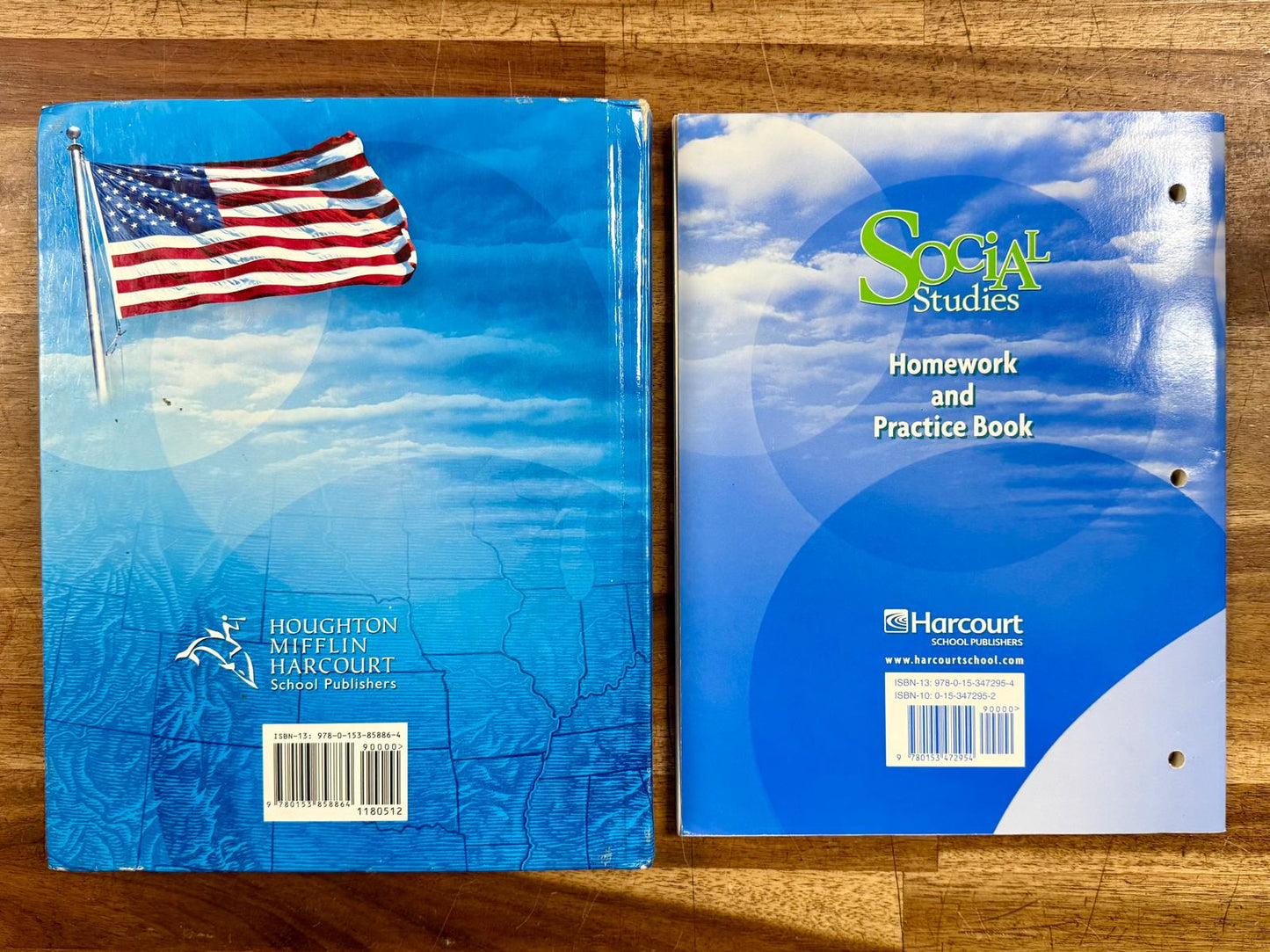 Harcourt Social Studies States & Regions Gr 4 Textbook & Workbook