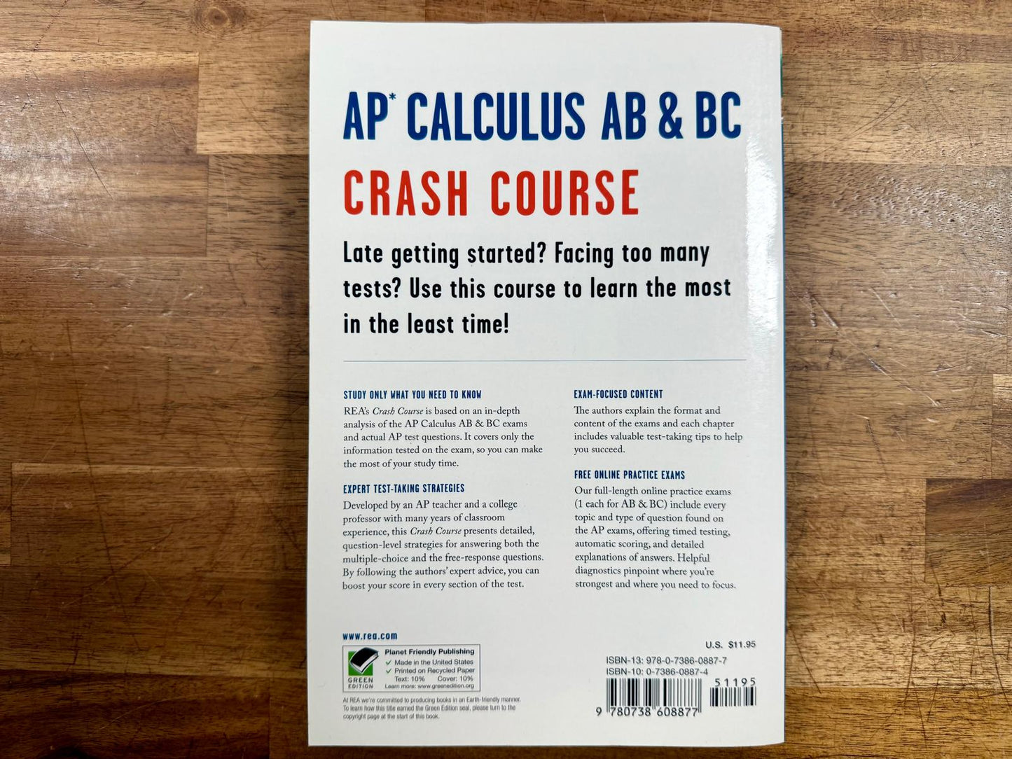 REA Crash Course - AP Calculus AB & BC