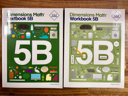 Dimensions Math 5B Set: Teacher Guide, Textbook & Workbook