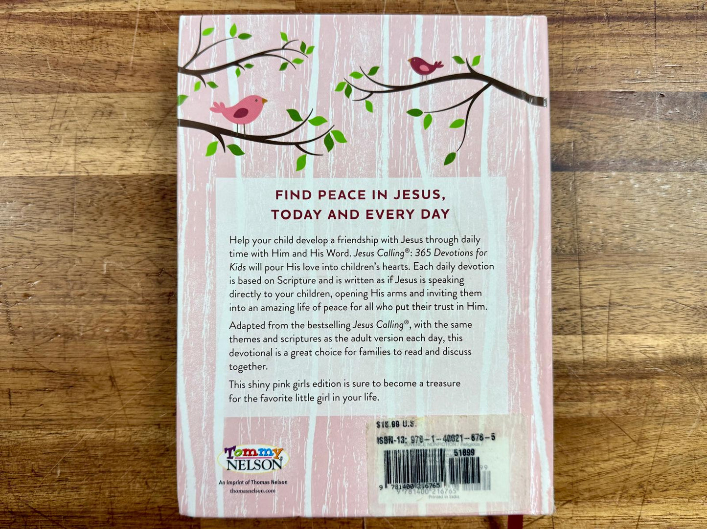 Jesus Calling: 365 Devotions for Kids - Sarah Young (2019, HC)