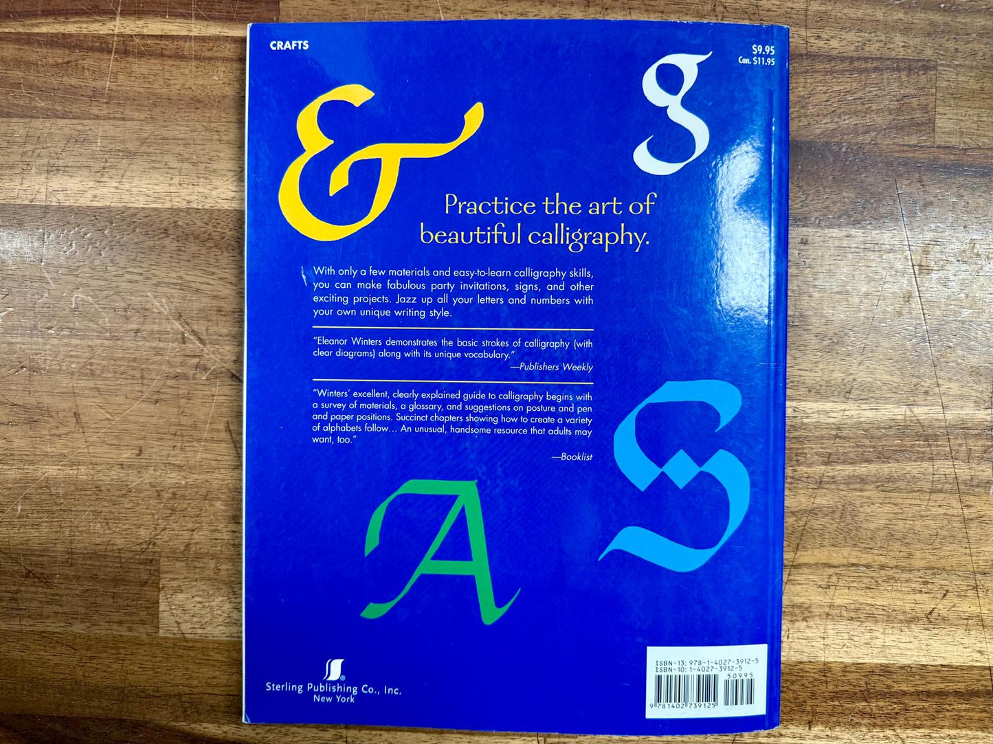 Calligraphy for Kids Vol. 1 by Eleanor Winters - Very Good