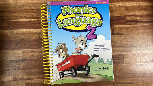 Abeka Phonics & Language 2 Teacher Key 2019