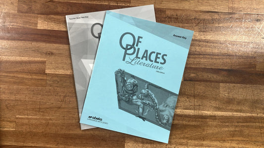 Abeka Of Places Literature TcrhQuz/TstKey & Answer Key