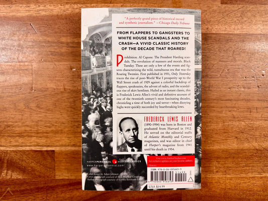 Only Yesterday: An Informal History of the 1920s - Good