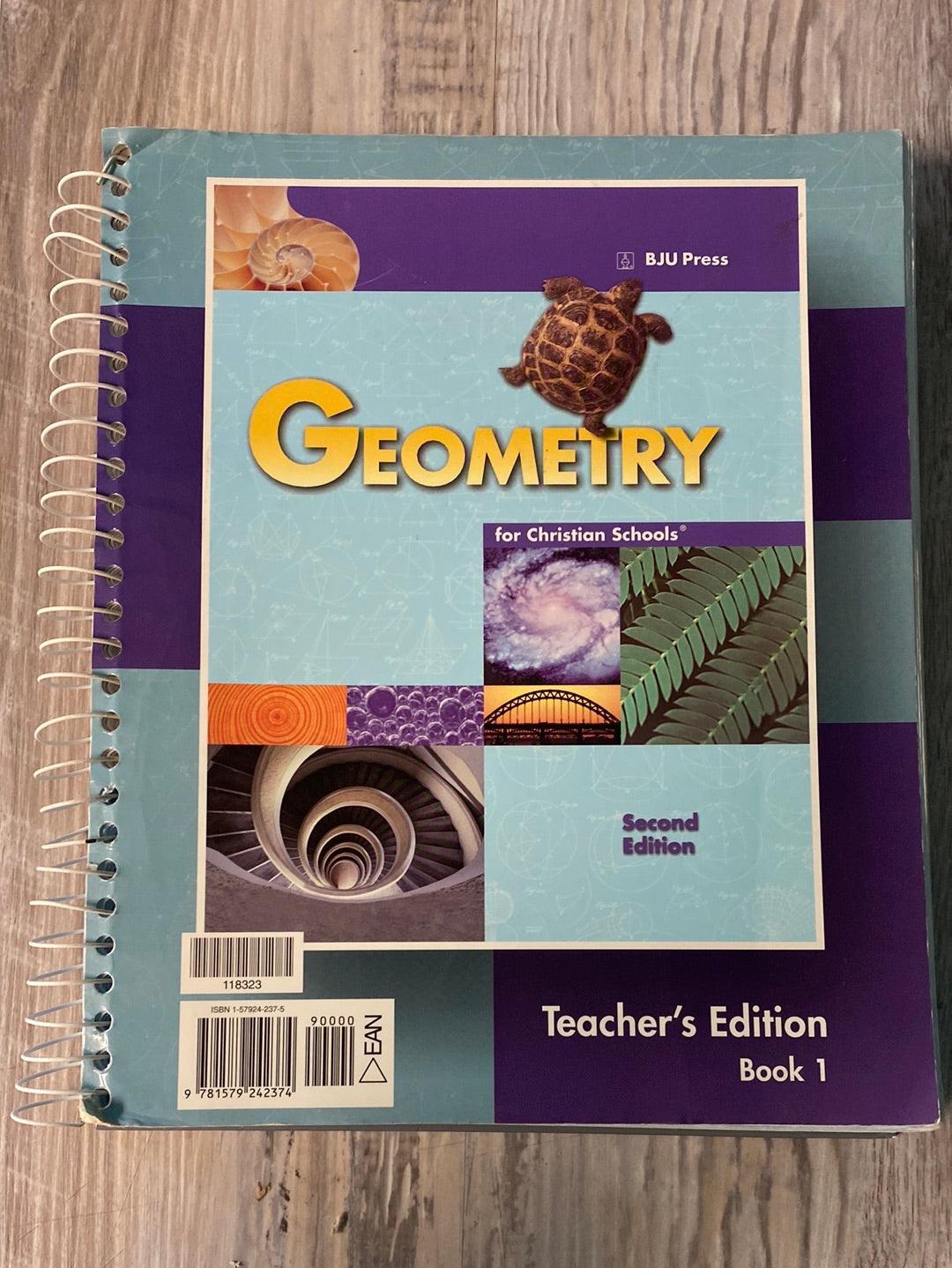 BJU Geometry Teacher Books+ Student Text 3rd Set