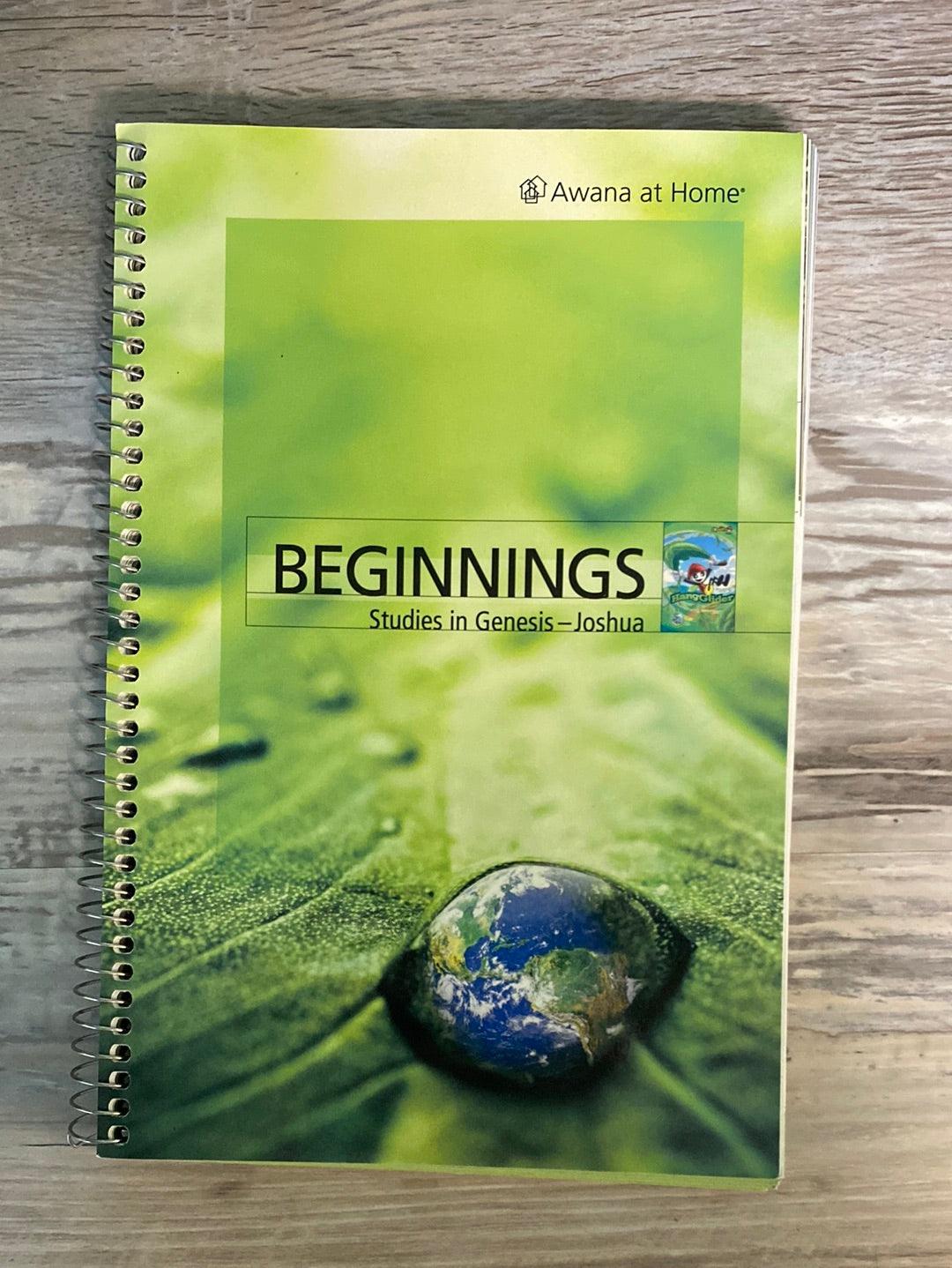 Awana at Home: Beginnings, Studies in Genesis - Joshua