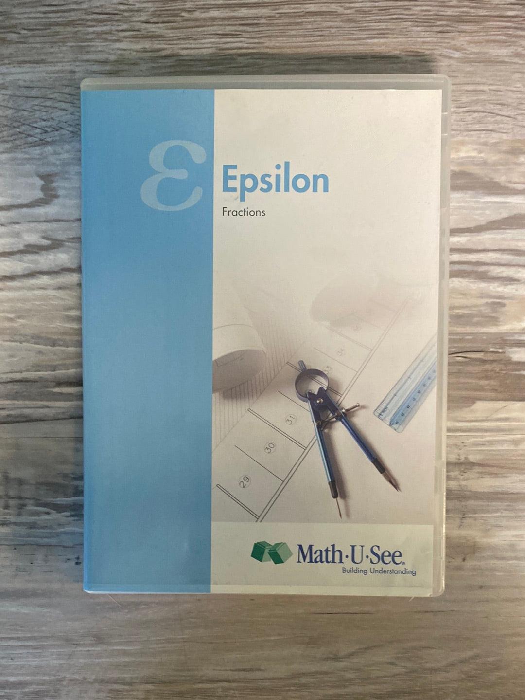 Math-U-See Epsilon DVD