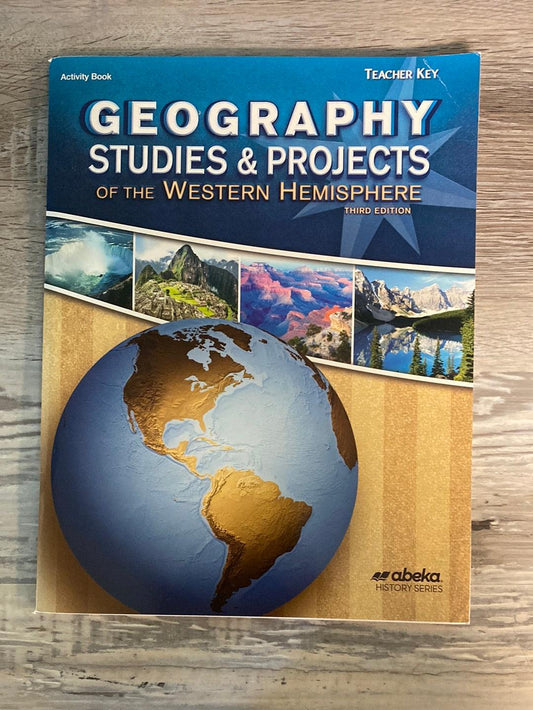 Abeka Western Hemisphere, Studies & Projects KEY 3rd