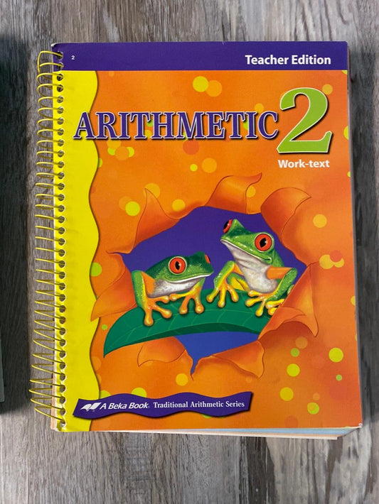 Abeka Arithmetic 2 Teacher Set Older Edition