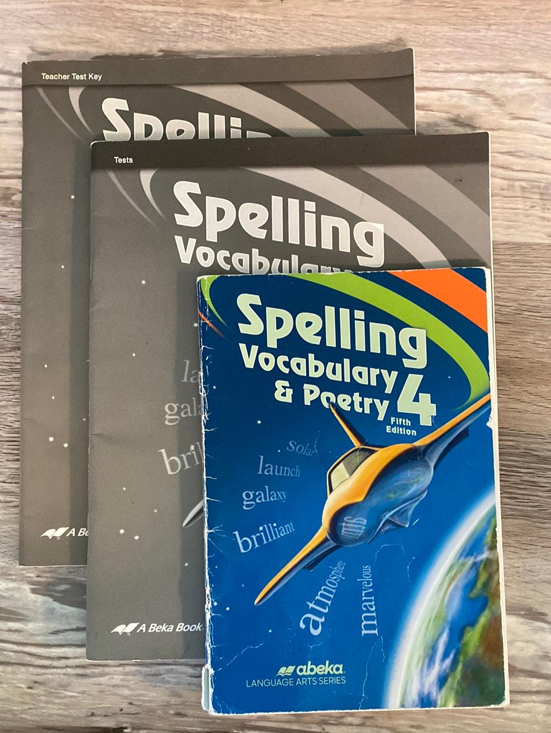 Abeka Language Arts 4 Partial Set