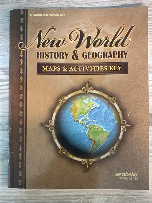 Abeka New World History & Geography Map Key