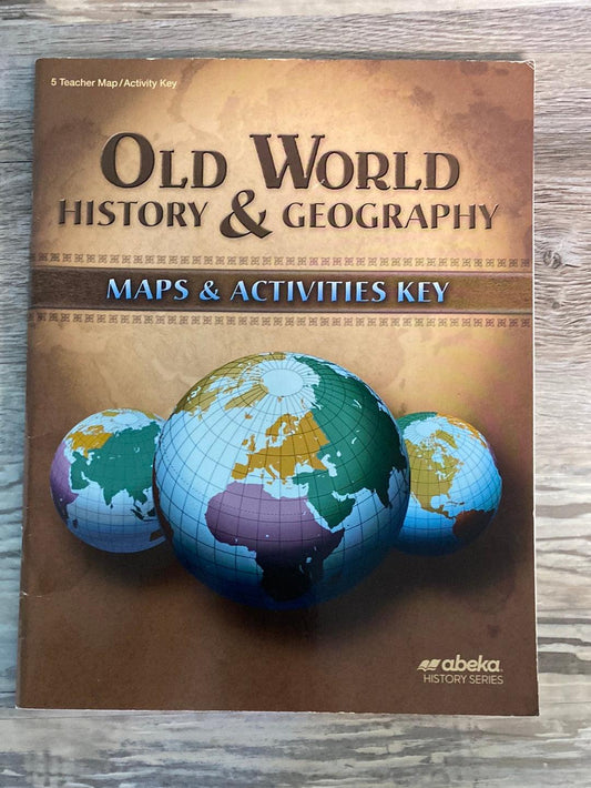 Abeka Old World History & Geography 5  Keys 4th ed.
