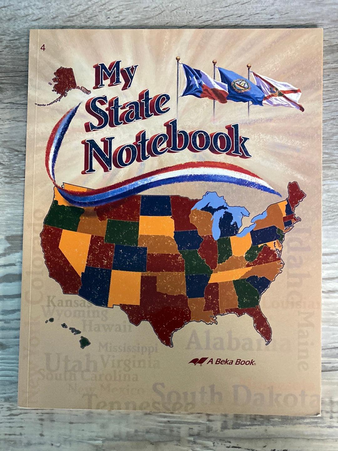 Abeka My State Notebook 3rd