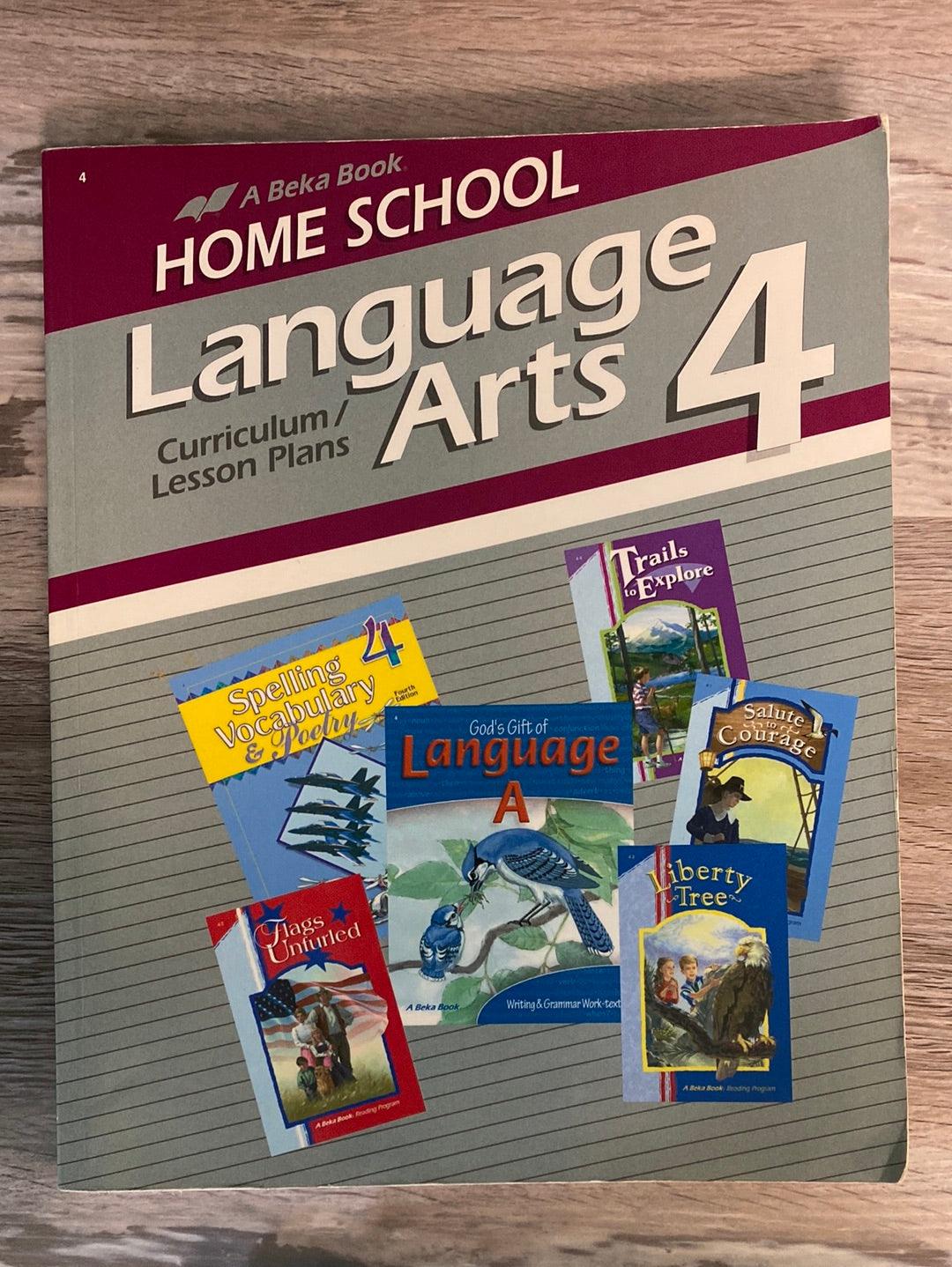 Abeka Language Arts 4, 5 Book Lot