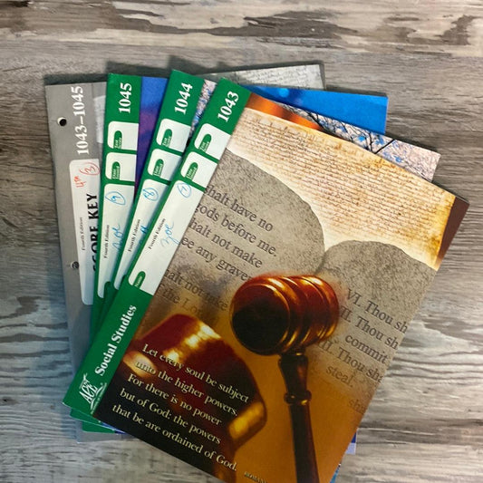 ACE PACEs Social Studies 1043-1045 and Score Key to 1043-1045