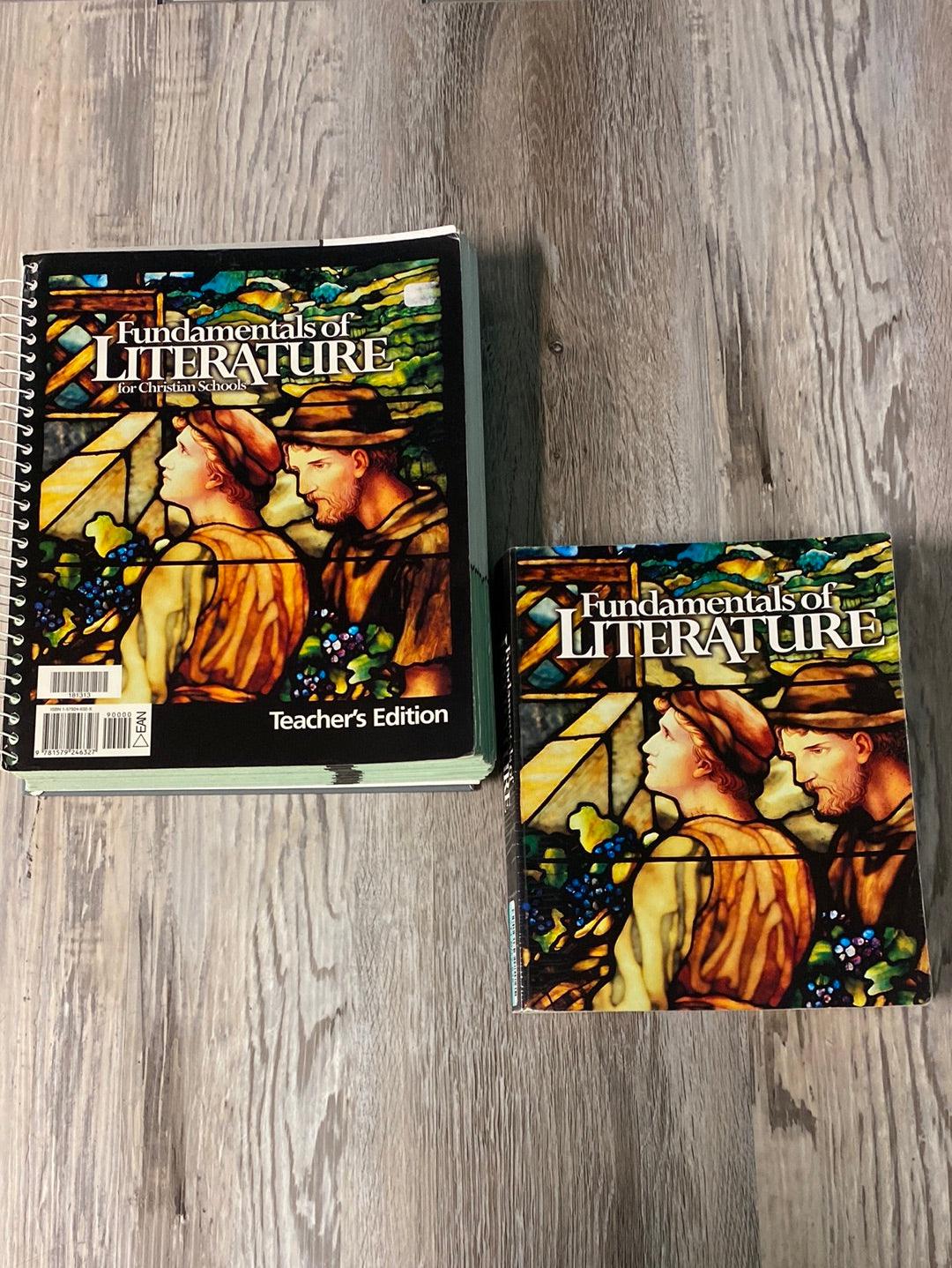 BJU Fundamentals of Literature Student Text & Teacher
