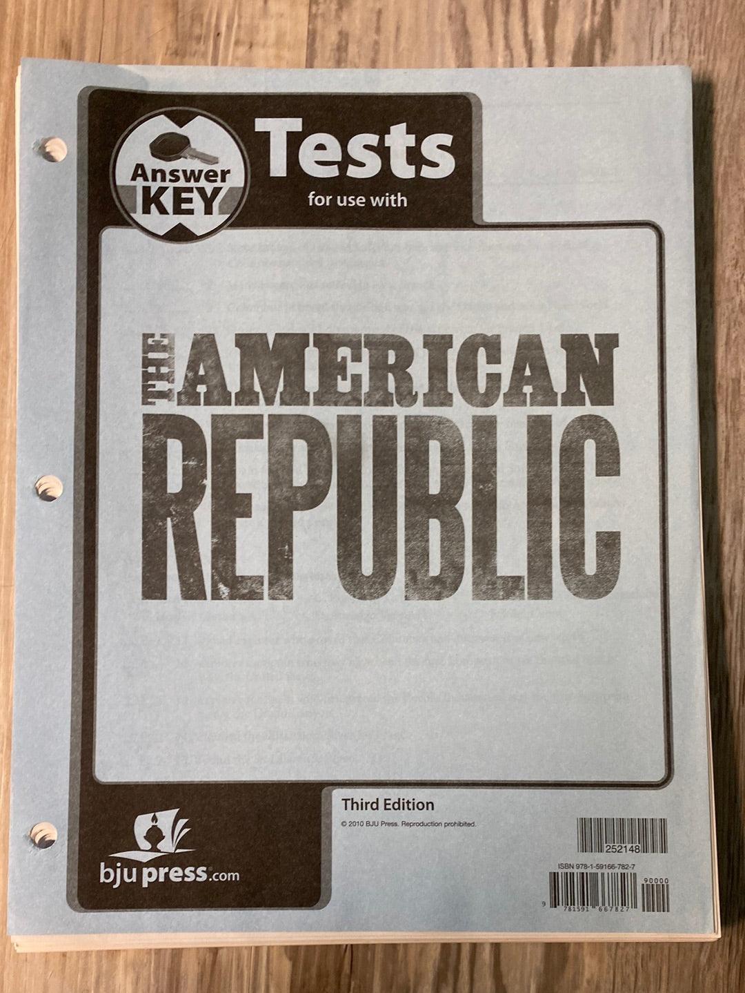 American Republic 3rd Ed. Teacher Set