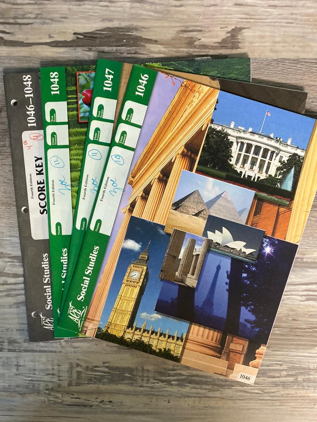 ACE PACEs Social Studies 1046-1048 and Score Key to 1046-1048