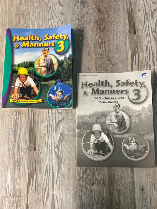 Abeka Health, Safety, & Manners 3 Student Set 3rd Ed