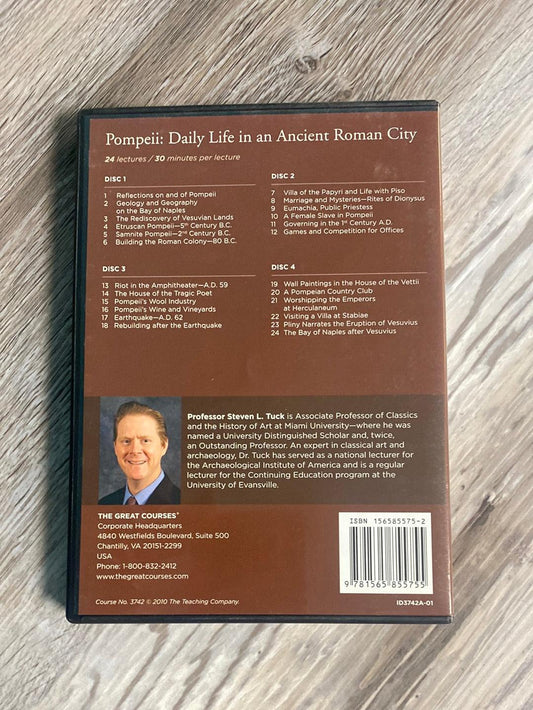 Pompeii: Daily Life in an Ancient Roman City, Great Courses