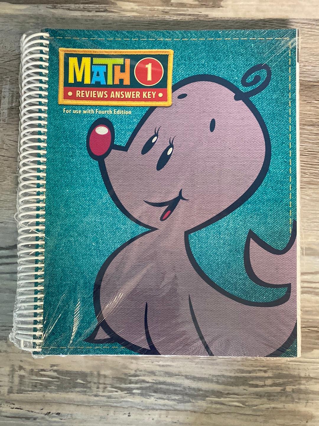BJU- Math 1 set 4th Ed -5 Piece lot