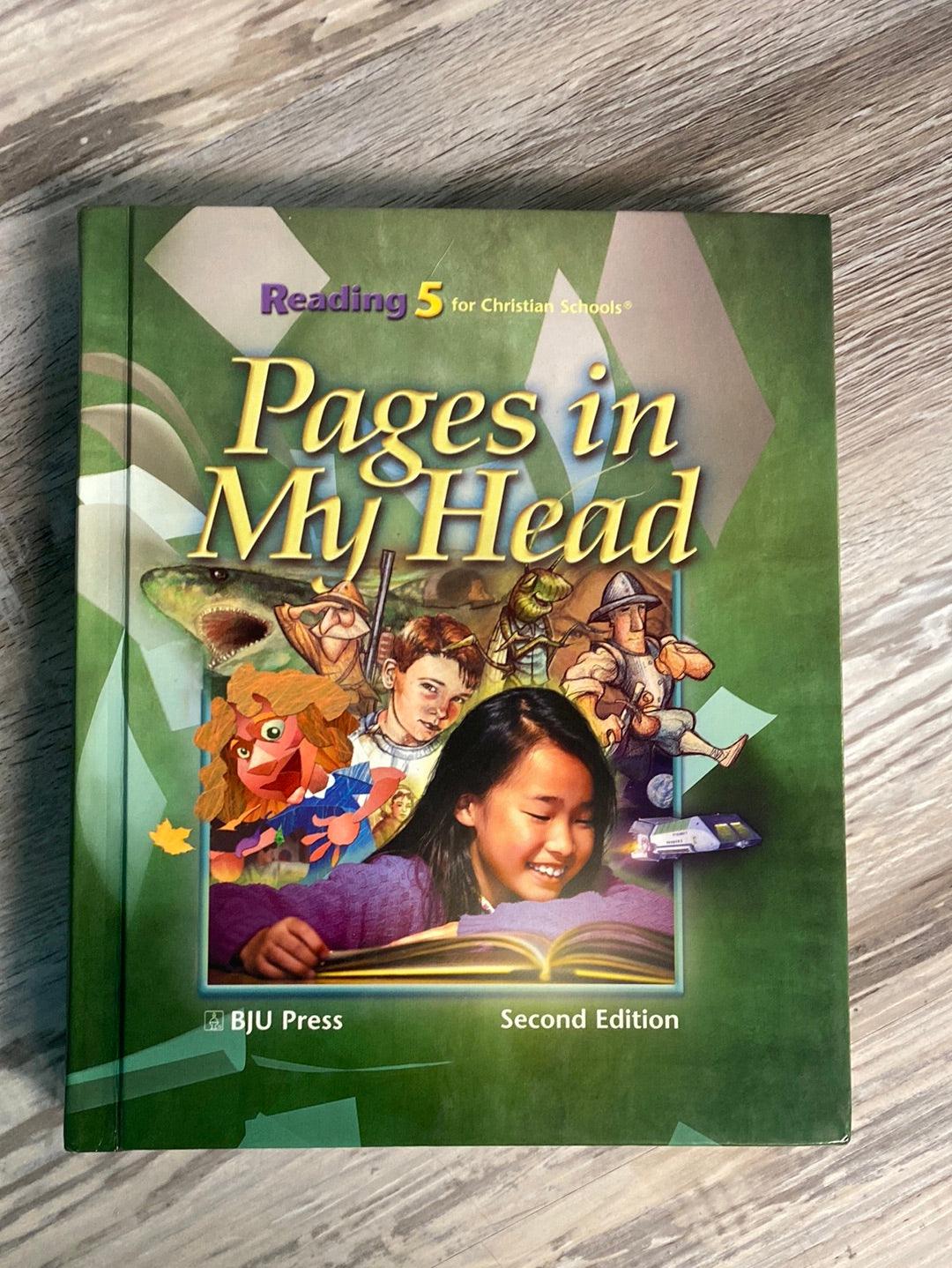 BJU Reading 5 : Pages in My Head 2nd Ed. Hardback