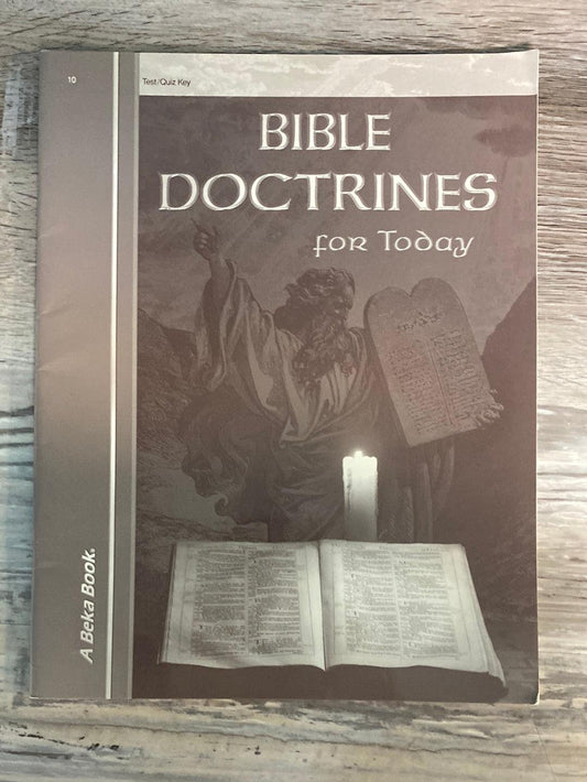 Abeka Bible Doctrines Quiz/Test Key 2nd