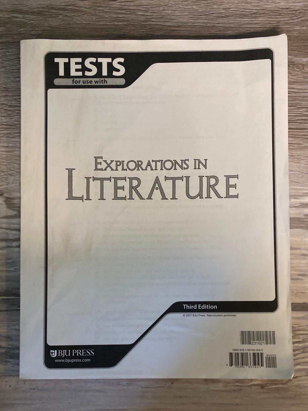 BJU Explorations in Literature 3rd Ed. Set