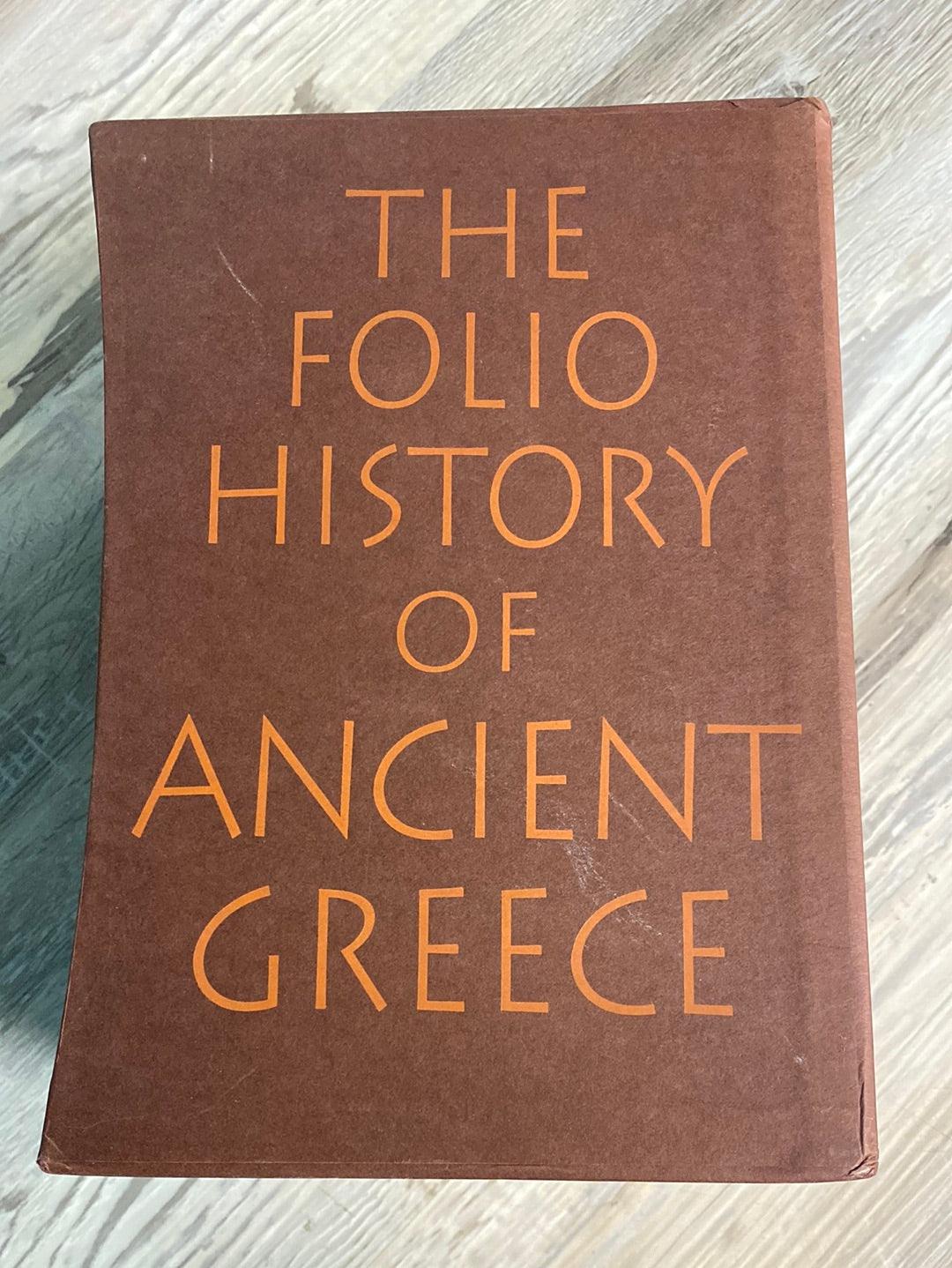 The Folio History of Ancient Greece. The Folio Society. 4 Volume Hardcover Set