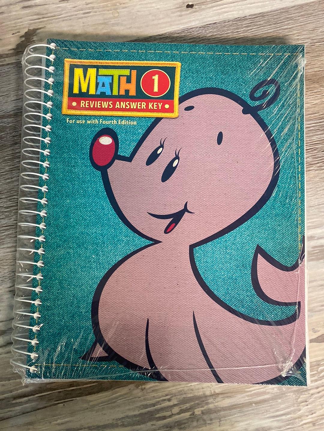 BJU- Math 1 set 4th Ed -3 Piece lot