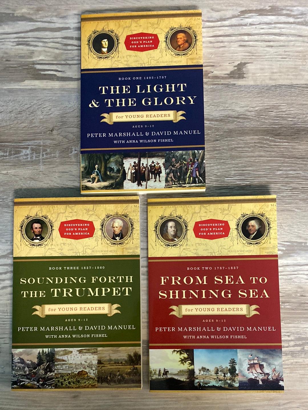 Discovering God's Plan for America 3 Book Set by Peter Marshall