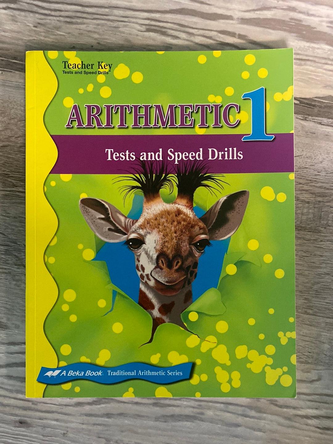 Abeka Arithmetic 1 Curriculum/Lesson Plans & Test Key