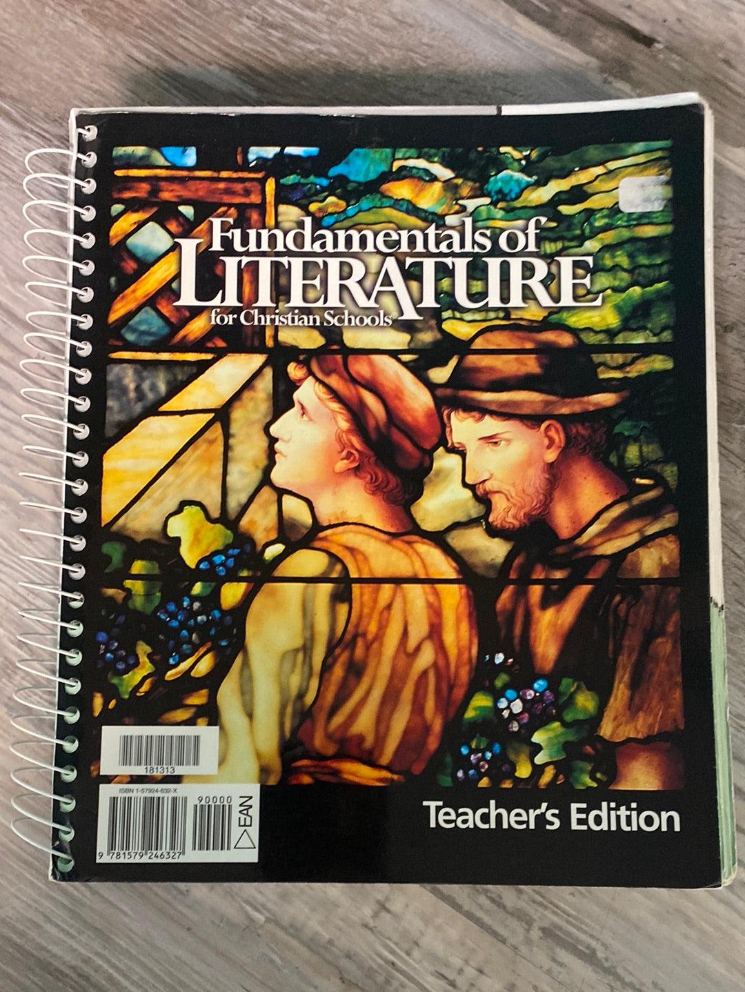 BJU Fundamentals of Literature Student Text & Teacher